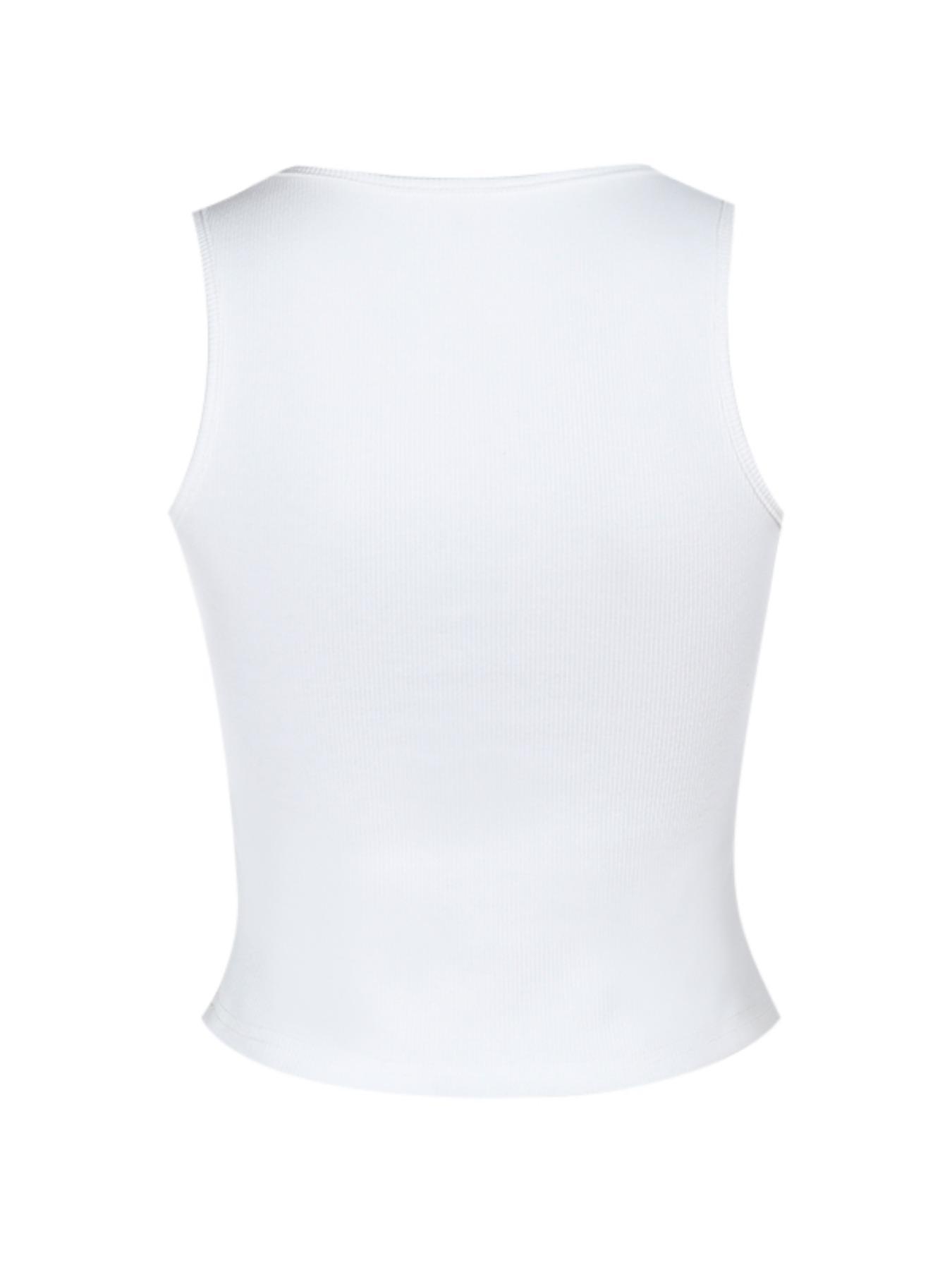 Women's Letter Print Tank Top, Casual Sleeveless Top for Summer, Ladies Clothes for Daily Wear, Womenswear