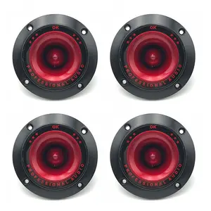 2/4Pcs 3 Inch Piezoelectric Tweeter Audio Speaker Treble Ceramic Piezo Loudspeaker for Hi-Fi System Car Audio subwoofer built-in