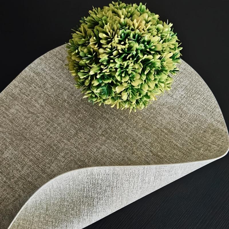 2pcs, 30x44cm, Oval Placemats, Fabric Pattern Style, Soft, High Quality and Heat Resistant, and Non-Slip, Easy to Clean, Suitable for Indoor and Outdoor Use, Perfect for Dining Tables, Desks, Kitchens, Living Rooms