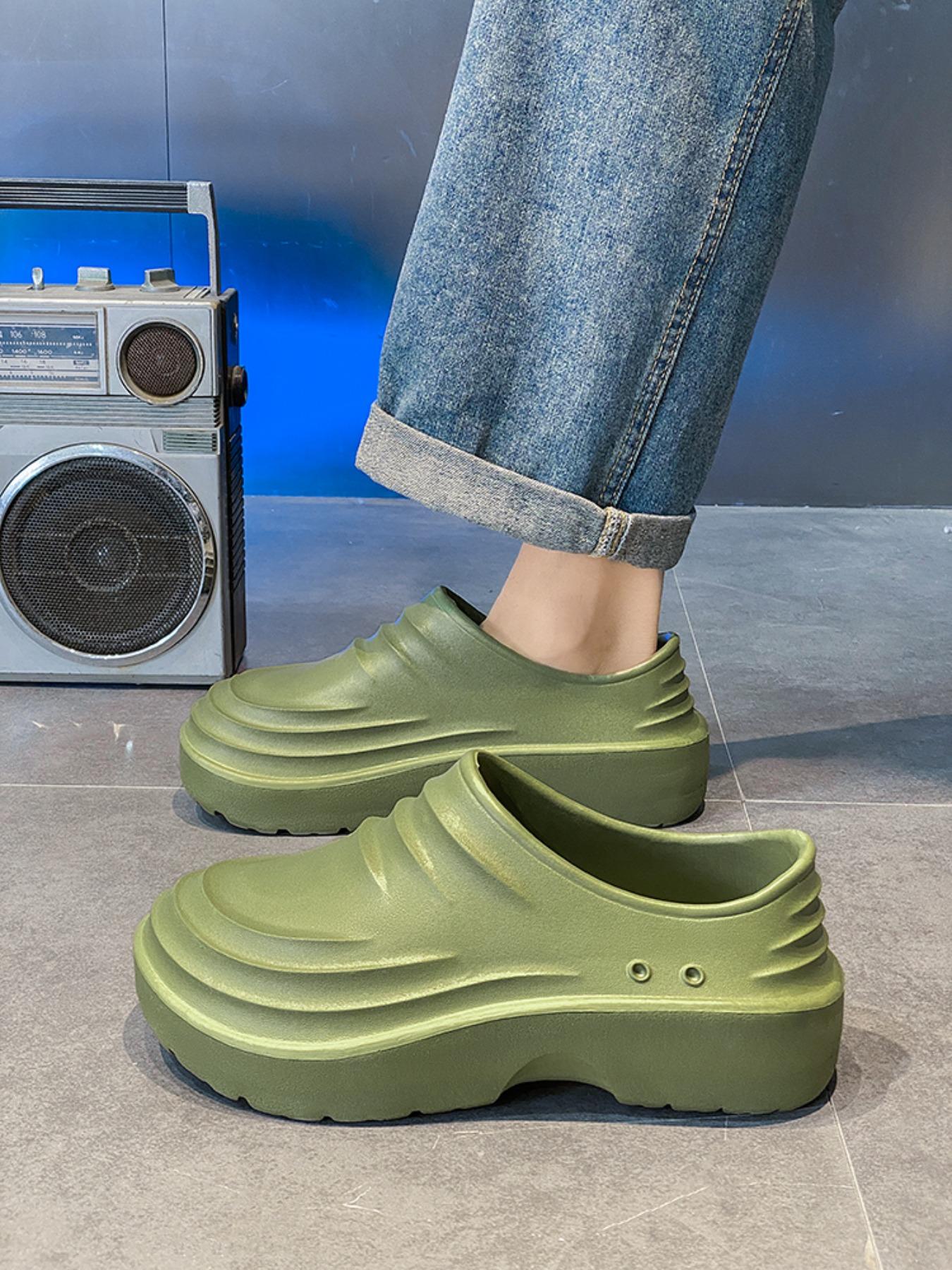 Unisex's Anti-slip Waterproof & Oil-proof Clogs, Casual Comfortable Breathable Clogs for Kitchen Work, Fashionable Shoes for Indoor & Outdoor Wear, Boy