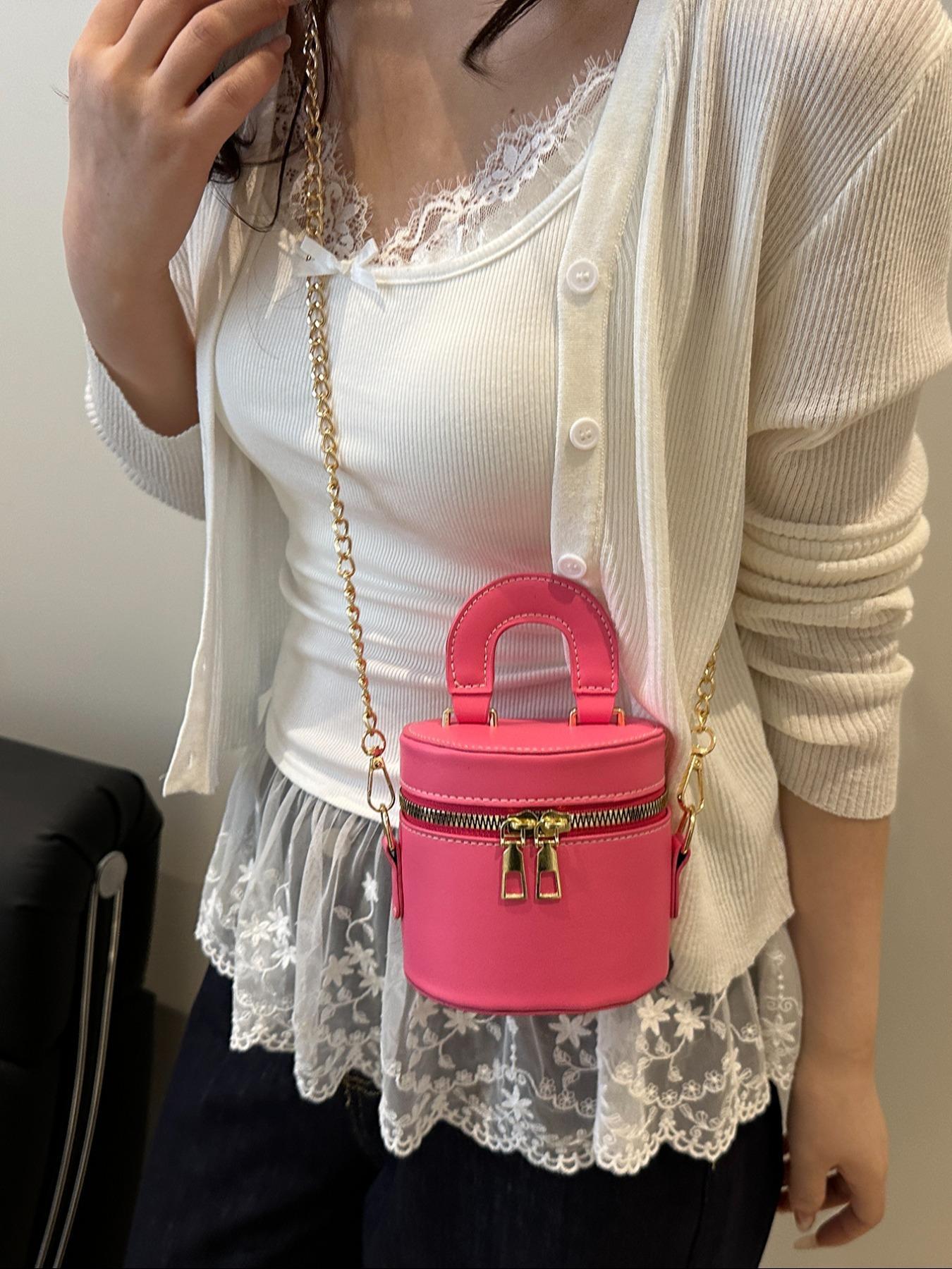 Women's Elegant Minimalist Handbag, Fashionable Solid Color Crossbody Bag for Daily Used, Casual Trendy Versatile High-quality Daily Commuting Bag, Elegant Commuter Bag, Handbag Shoulder Purse