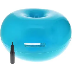 Donut Ball – Durable, Inflatable Exercise Ball for Balance & Stability Training, Yoga, & Pilates Workouts – Use in Home, Office, Gym, or Classroom