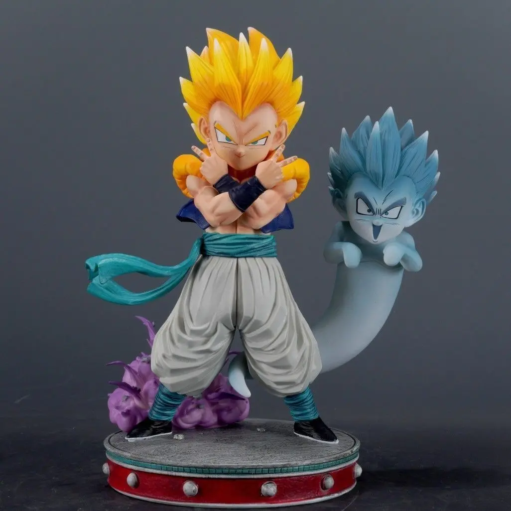 Dragon Ball Gohan Ghost Technique Figure, 24cm Height, Super Saiyan Gold Hair, Night Glow Effect, High-Quality PVC, Perfect Gift