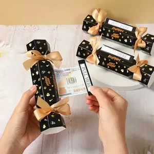 Birthday Surprise Money Pull Box, Rectangular Candy Money Drawer Gift Box, Fun Surprise Cash Pouch Decorative Gift Box for Birthday Party Celebration Presents