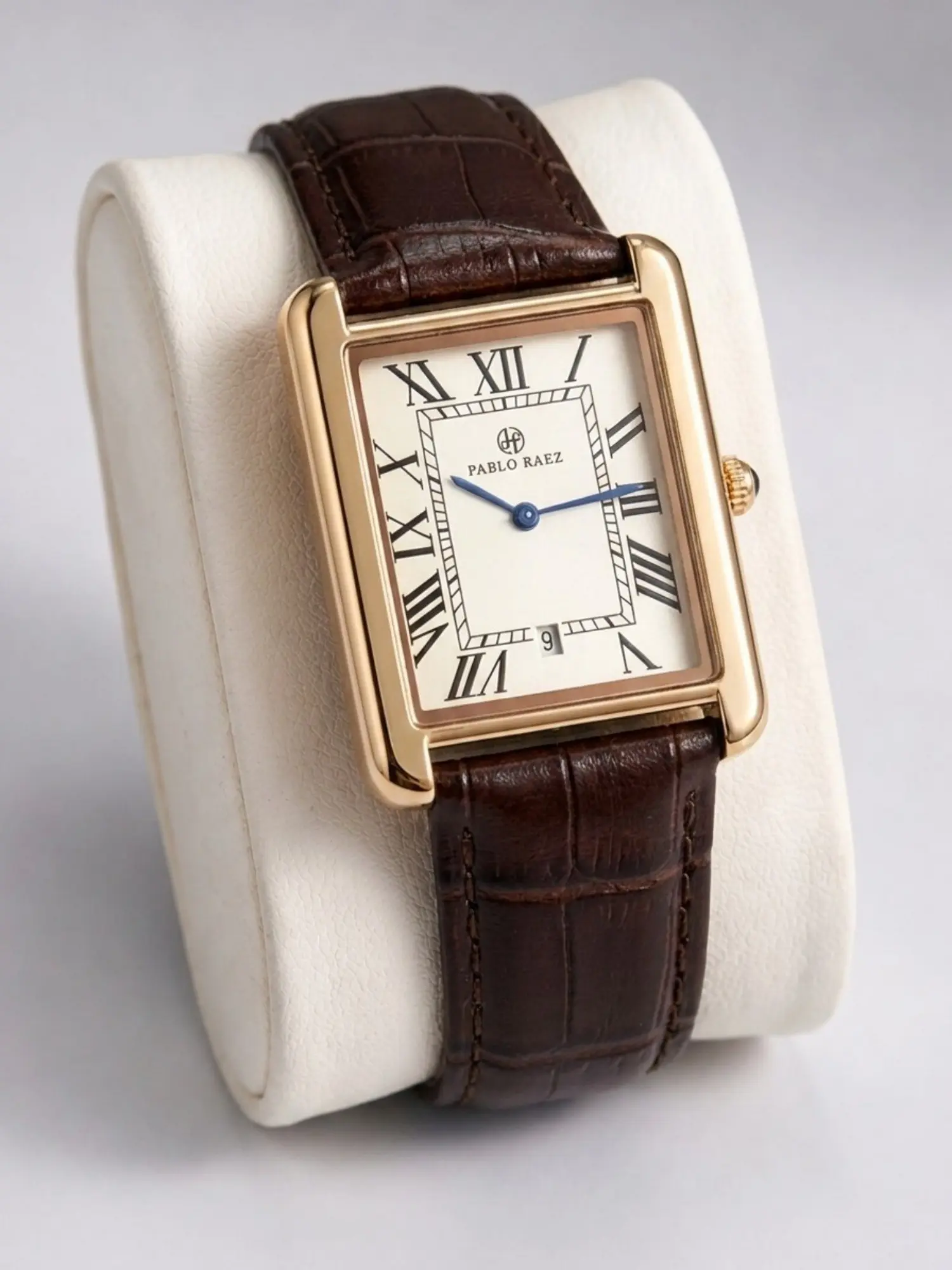 Men's Casual Business Watch, Stainless Steel Case, Dial, Calendar Display, PU Leather Strap, 50m Waterproof, Quartz Movement, Casual Business Wristwatch
