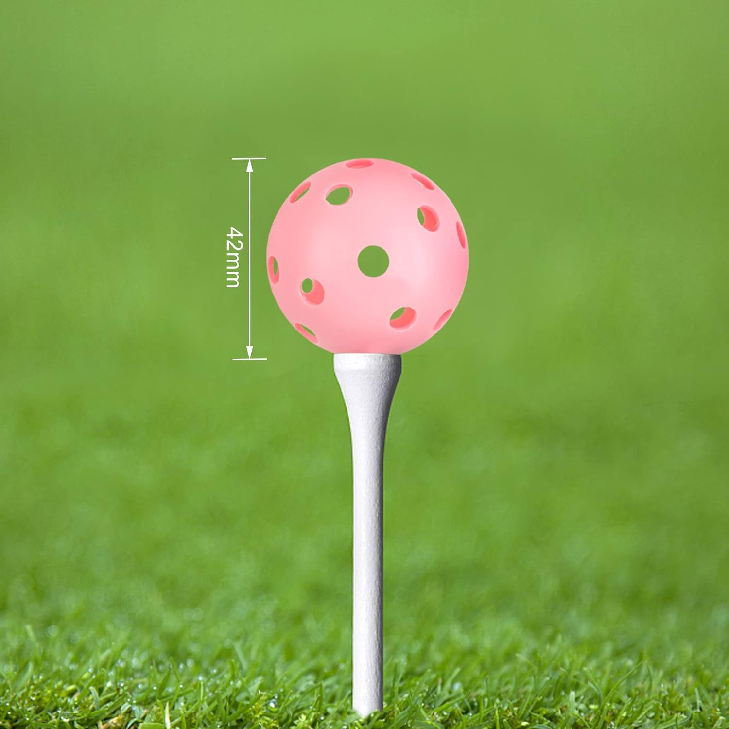Practice Golf Balls 24 Pack, 42mm Plastic Golf Balls, Practice Golf Balls for Backyard, Golf Balls for Swing Practice Practice Golf Balls 24 Pack, 42mm Plastic Golf Balls, Practice Golf Balls for Backyard, Golf Balls for Swing Practice