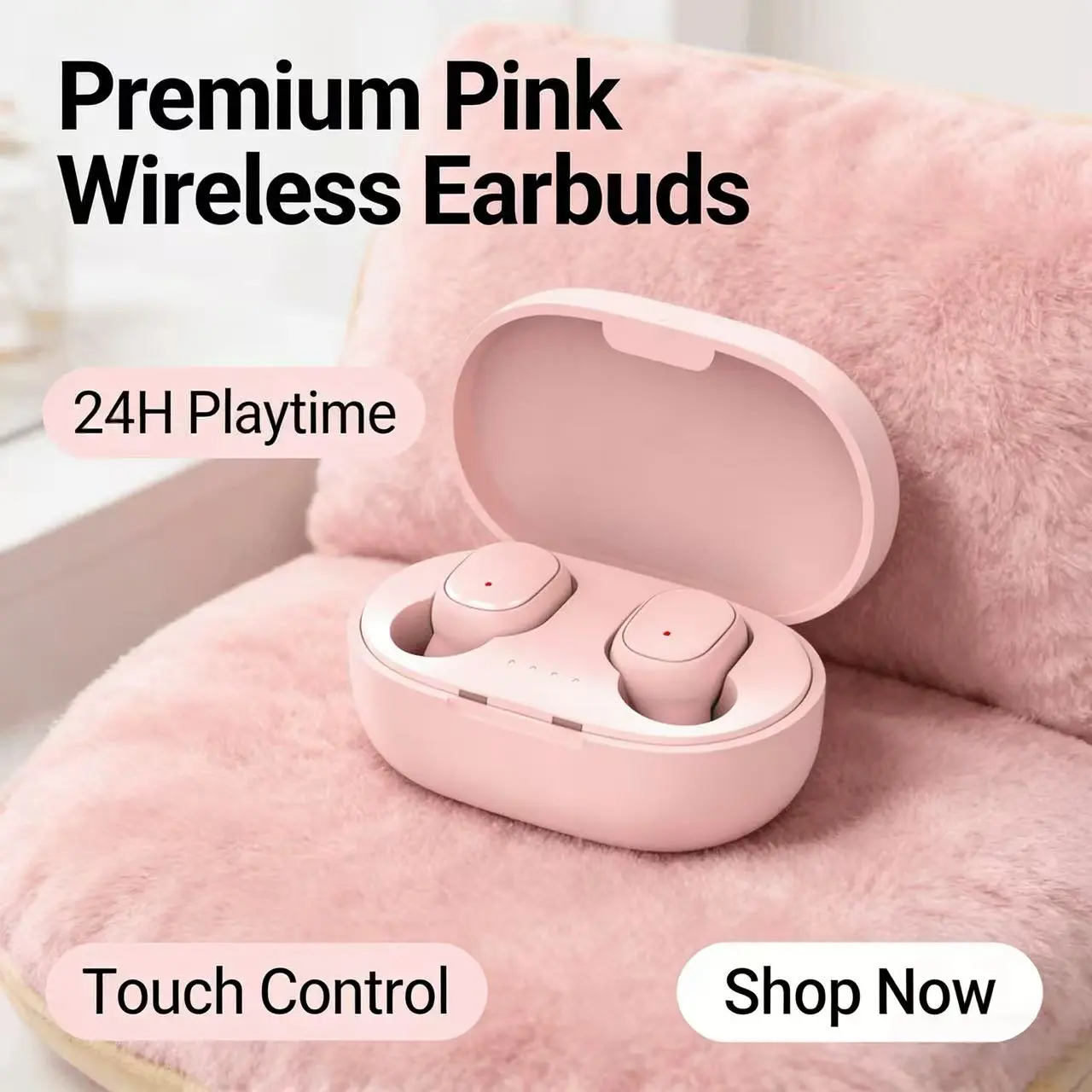True Wireless Bluetooth-compatible Earbuds, Clear Sound Quality, Active Noise Cancellation, Long Battery Life, High Value, Multiple Colors Available