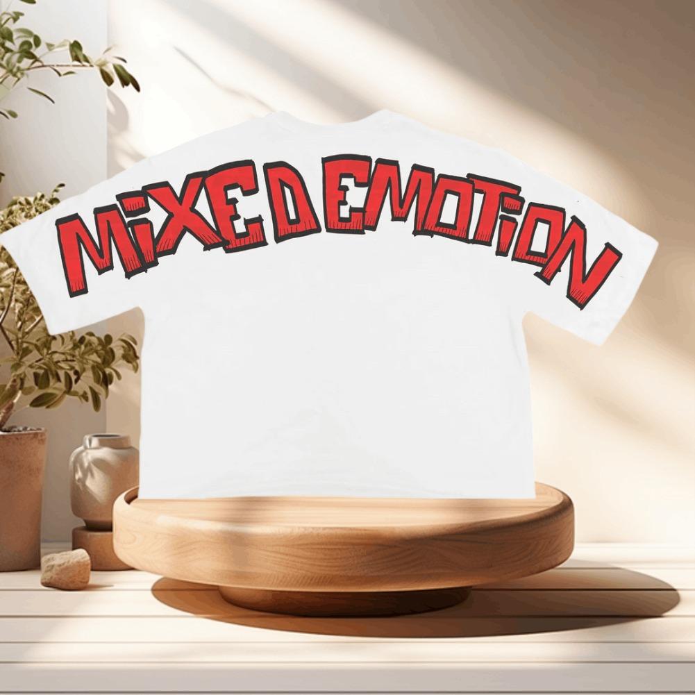 MIXED EMOTION Rhinestone Short Sleeve Black Mens Tshirts Streetwear Cotton Loose Round Neck Top Tees Oversized Unisex Y2K Graphic Casual Outdoor Summer Trendy Fashion