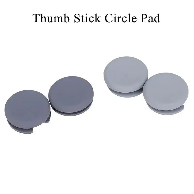 2-Pack 3ds Joystick Replacement Mushroom Caps, Universal for New 3ds Xl/ll/2ds/3ds, Round Joystick Covers, Nintendo Handheld Repair Parts