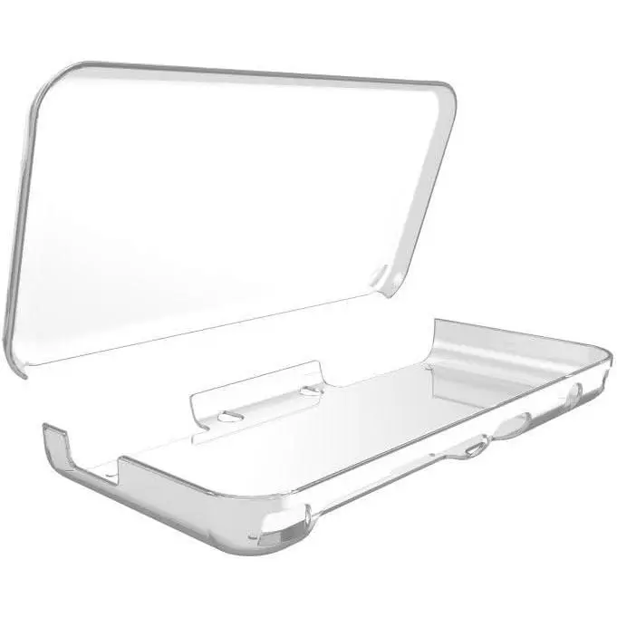 2DS XL Case -  Transparent Hard Shell Protective Case Cover  Ultra Clear Anti-Scratch Accessory Compatible with  2017 2DS XL LL