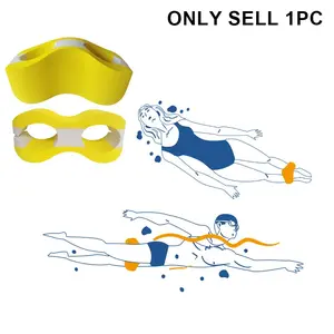 Figure 8 Swim Training Float Board – Leg Clamp Float for Freestyle Posture Correction & Leg Position Training – EVA Floating Board for Adults & Children