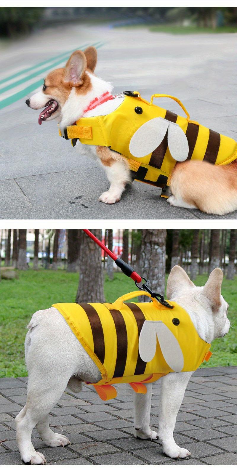 Summer Pet Life Jacket Adjustable Dog Swimsuit, Small And Medium-sized Dog Teddy Bear Buoyancy Swimsuit