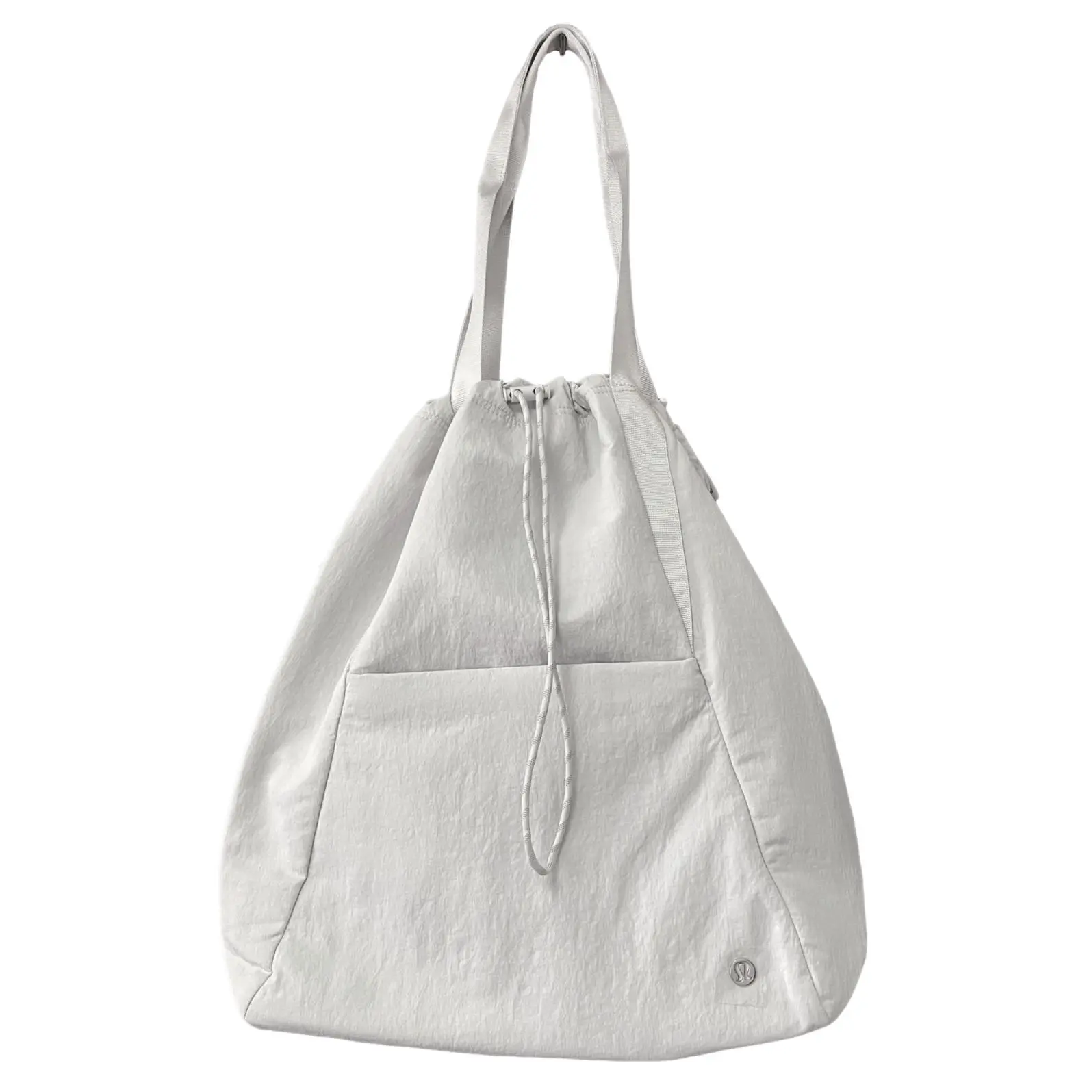 Lululemon 18L Dual-Function Tote and Crossbody Bag for Women, Polyester, Steam Grey
