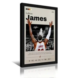 Poster, LeBron James  Art Print, Basketball Decor, Sports  Art, Poster, Sports Fan Gift, Basketball  Decor Room Ornaments home bathroom bedroom living room decor