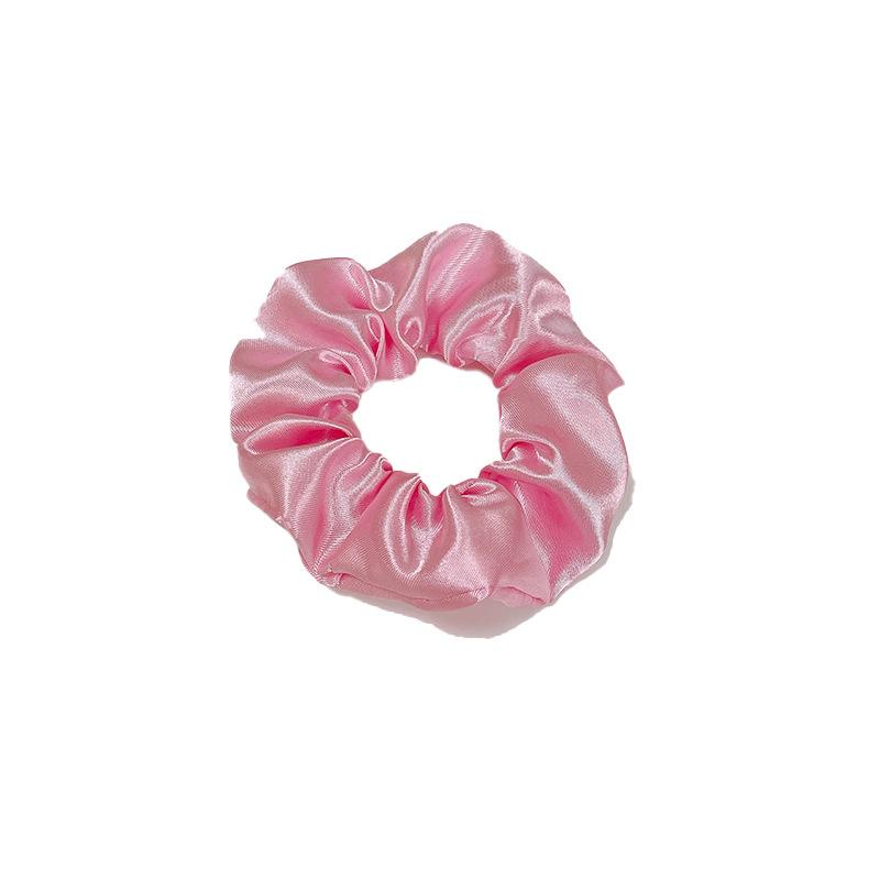 Hot Selling Solid Satin Scrunchies, French Style Hair Ties, Soft Silk Hair Accessories for Women Girls Ponytail Holder