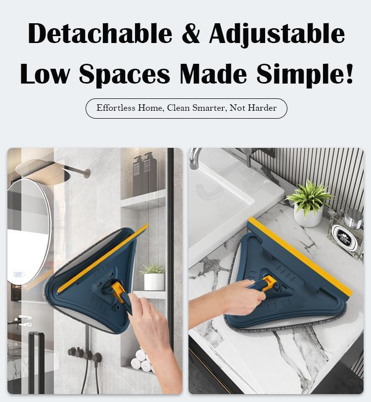 360° Spinning Head Long Handle Adjustable Wall Mop, Household Cleaning Tool with 6 Replacement Microfiber Chenille Pads, Sturdy Durable Easy-to-Use for Ceilings, Floors, Home Supplies outdoorfun teacher appreciation gift