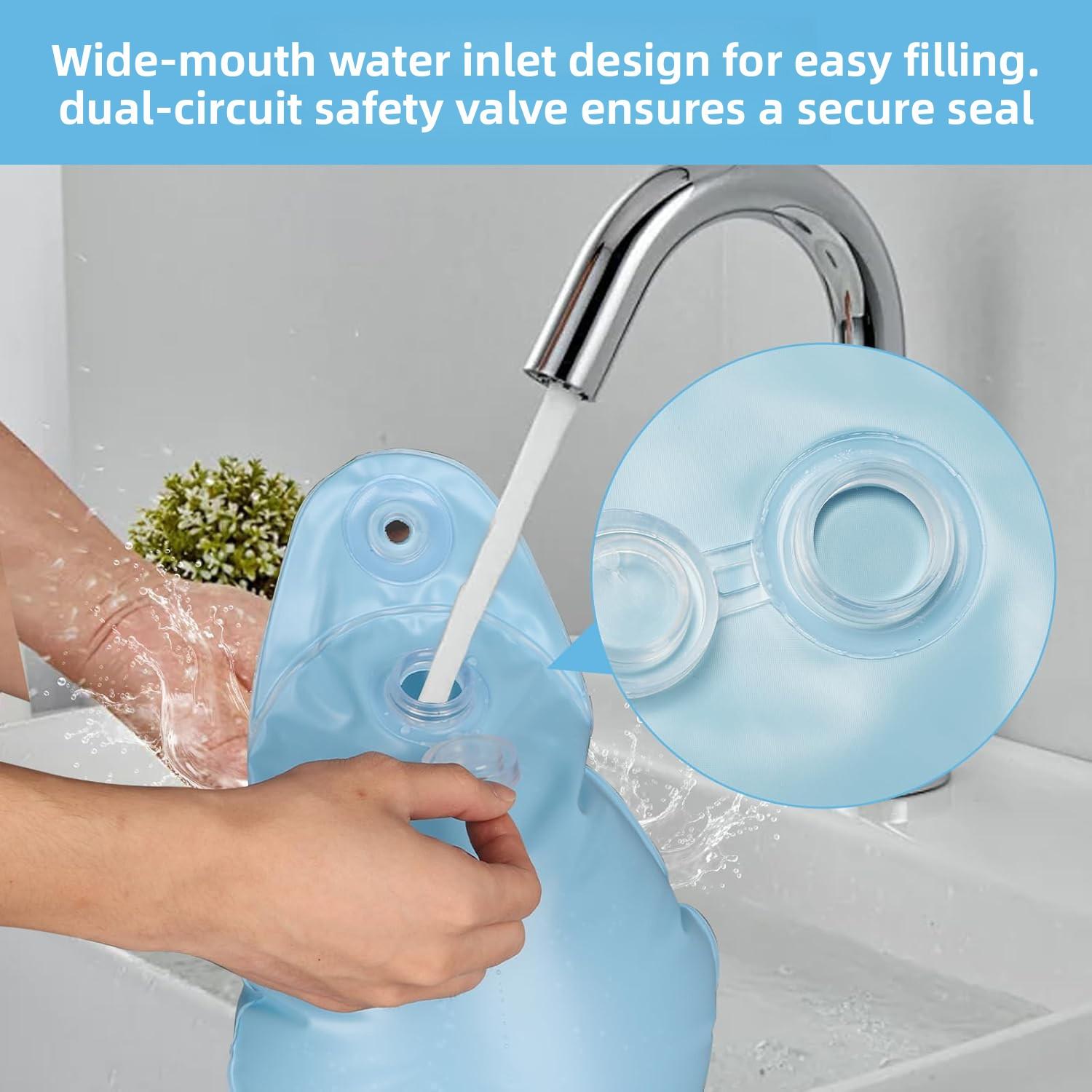 Outdoor winter swimming pool cover hanging bag wall bag waterproof water bag load-bearing pool artifact water drop cover bag