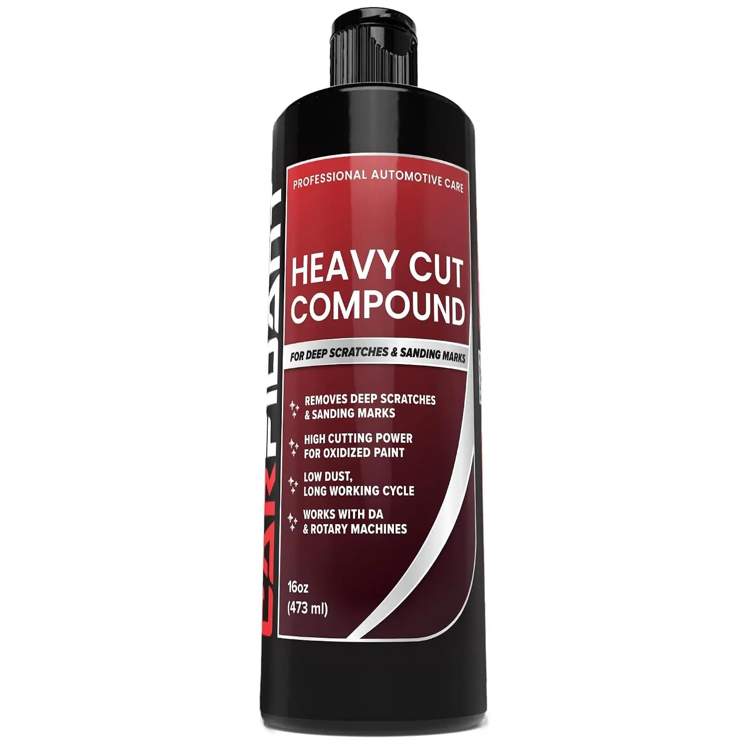 16oz Solid Heavy Cut Compound - Professional Scratch Fix for Deep Sanding Marks & Oxidation - Auto Paint Correction Polish for DA & Rotary Machines
