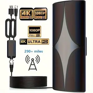 2026 Upgrade TV Antenna, 49ft Ultra Long Indoor/outdoor, Amplifier Included, Supports 4K HD Signals for Smart & Old Tvs, Hdtv-09 Model