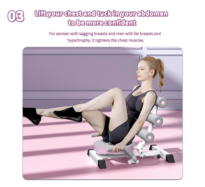 Multi-Functional Adjustable Ab Machine - Home Gym Ab Workout Bench & Sit Up Machine for Abdominal Exercises, Versatile Exercise Chair for Full Body Workouts, Flexible Ab Trainer with Adjustable Modes, Sturdy Fitness Equipment for Home Core Training