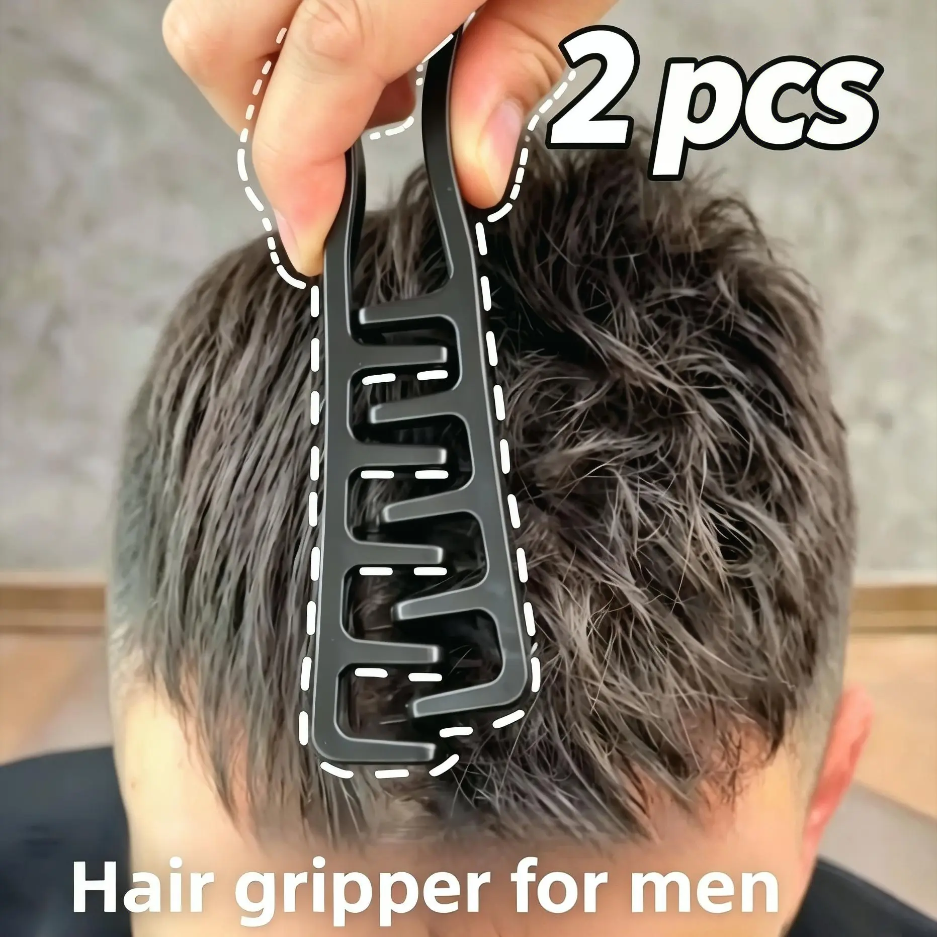 2 Piece 2026 Upgrade Textured Styling Comb, Volumizing Root Brush, Wide Tooth Texture Tool, Unisex Durable Hairbrush