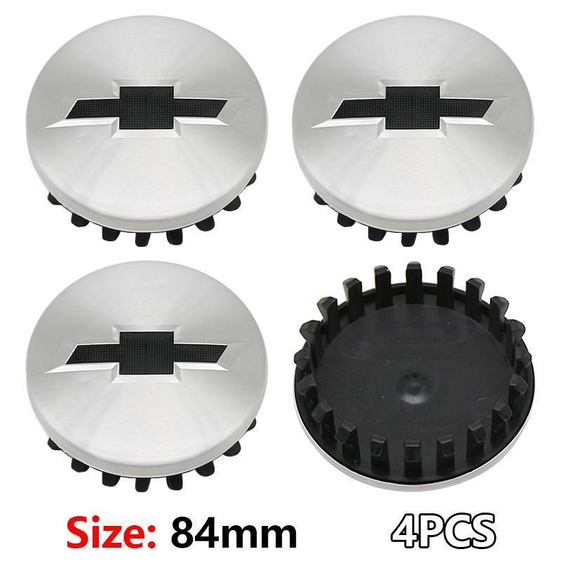 4pcs 53mm 59mm 84mm Chevrolet logo car emblem Wheel Center Hub Cap auto Rim refit dust-proof badge covers styling accessories