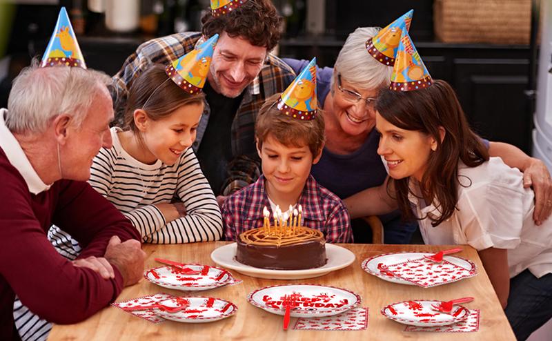 96PCS Crab Birthday Party Decorations Crab Plates and Napkins Disposable Paper Tableware for Baby Shower, Picnic, BBQ, Seafood Boil Birthday Party Supplies, Serves 24