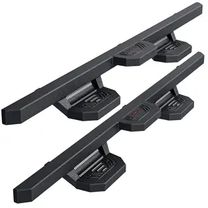 GARVEE Running Boards Compatible with 2019-2024 Chevy Silverado/GMC Sierra 1500 Crew Cab (Excl. 2019 1500 LD/Limited&2022 1500 LTD/Limited),Rock Sliders for 2020-2024 Silverado/Sierra 2500HD 3500HD