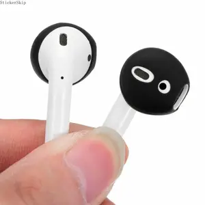 5-Pair Ultra-Thin Bluetooth Earbud Ear Tips Covers, Anti-Drop Dust Protective Sleeves, Sports Ear Caps Compatible with Charging Cases, Durable Earphone Accessories for Daily & Workout Use