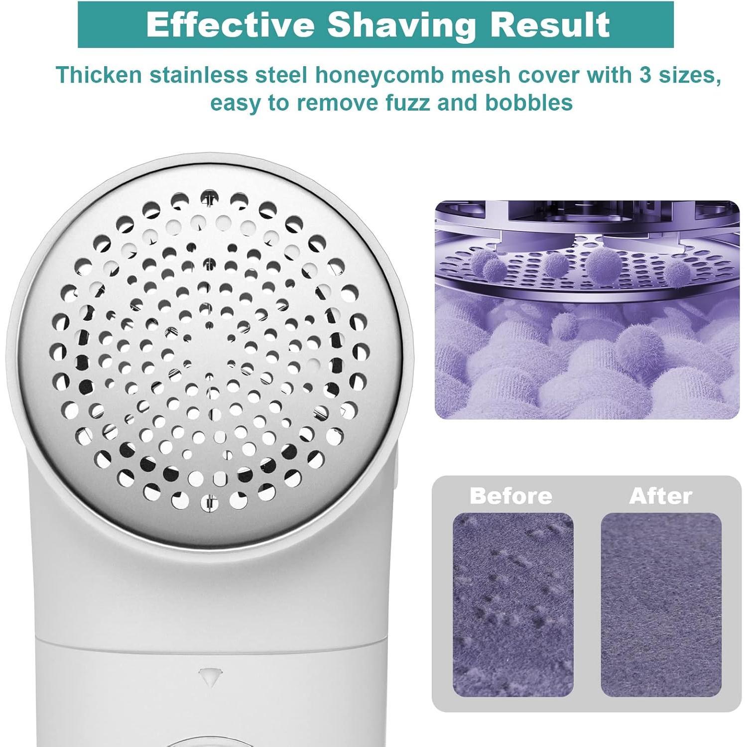 Fabric Shaver, Electric Lint Remover, USB Rechargeable Sweater Shaver, Cordless Clothes Defuzzer, Portable Pills Trimmer for Clothes, Furniture(2.0 Pro, Beige) Fabric Shaver, Electric Lint Remover, USB Rechargeable Sweater Shaver, Cordless Clothes Defuzzer, Portable Pills Trimmer for Clothes, Furniture(2.0 Pro, Beige)