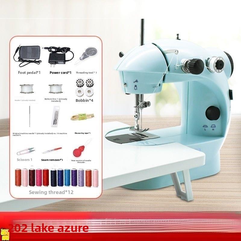 Household Electric Mini Multifunctional Fully Automatic Handheld Sewing Machine for Thick Fabrics Micro Serger