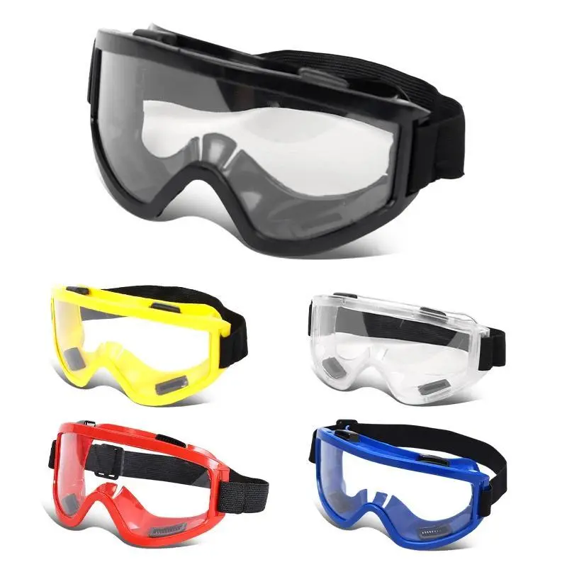Protective Safety Goggles Anti-Fog, Adjustable Chemical Splash Eye Protection Science Lab Goggles for Women Men