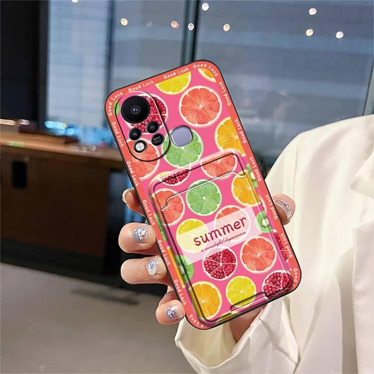 Graffiti Dirt-resistant Phone Case For Infinix Hot11S/X6812 Durable Card sleeve Anti-dust Back Cover Cartoon Waterproof Full wrap Cover Cute Shockproof Fashion Design protective