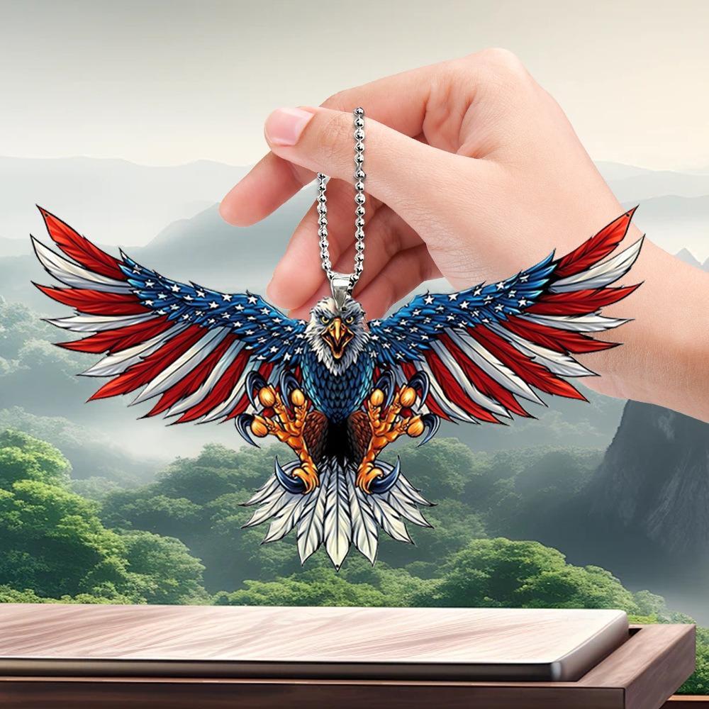 Eagle Design Car Pendant, Car Rearview Mirror Hanging Ornament, Car Interior Decoration Accessories for Men & Women, Car Accessory
