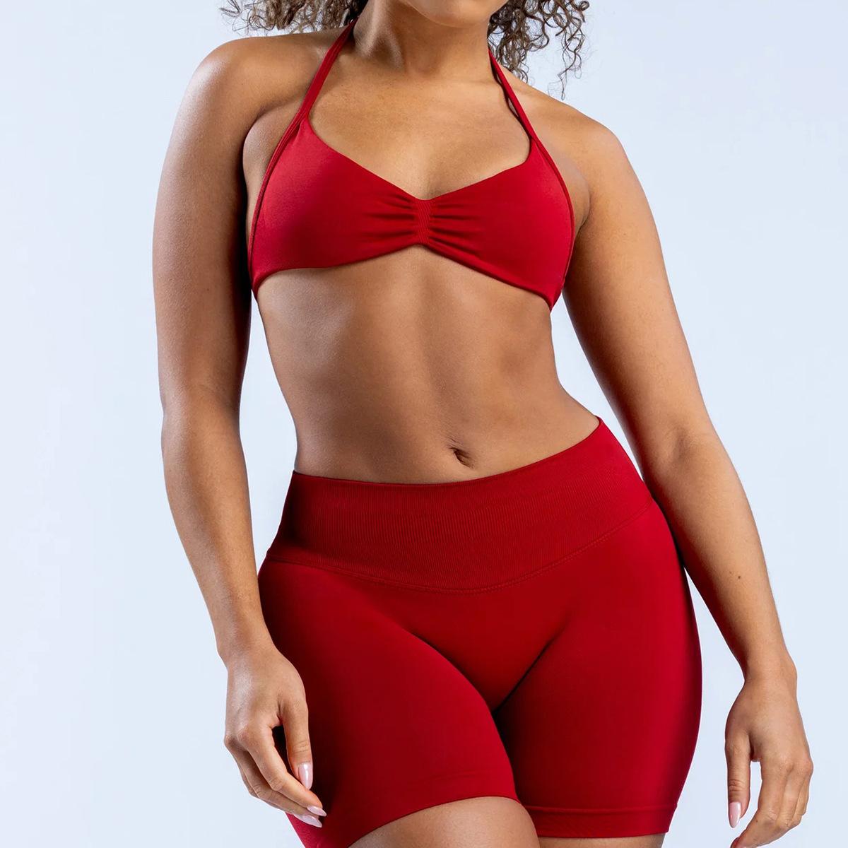 BIGWIG Impact Sports Set for Women - High-end Original Single  Seamless Sculpt Fit Strappy Back High-Waisted Bottoms Ultra-Flattering Activewear Look Breathable Outfits Sporty Style Clothes - Womenswear Classic World Cup Soccer Jersey Flag Print Hoodie