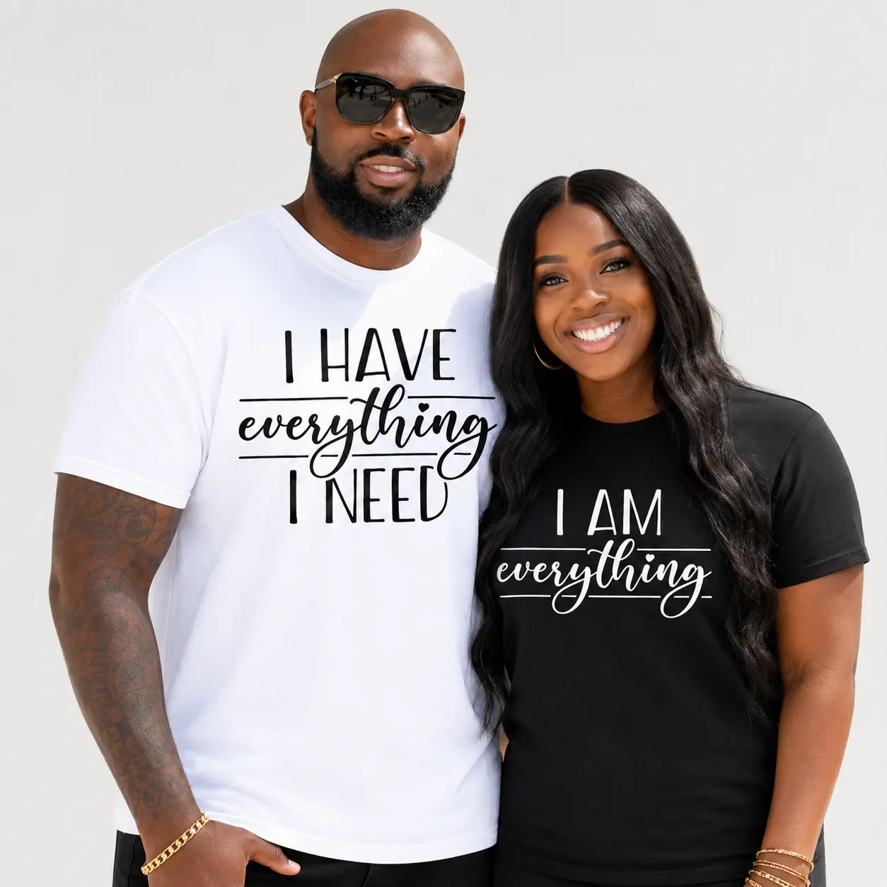 Couple's Matching King & Queen Graphic Print Fitted Short-Sleeve Knit Sports Tops - Garment, Customized Loose Hoodie Option, XXL Size, Ideal Valentine's Day Casual Unisex Gift