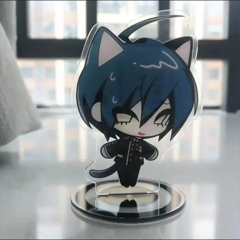 Game Danganronpa Oma Kokichi Saihara Shuichi Cosplay Stand Model Plate Acrylic Desktop Ornament Figure Accessory Cute Prop