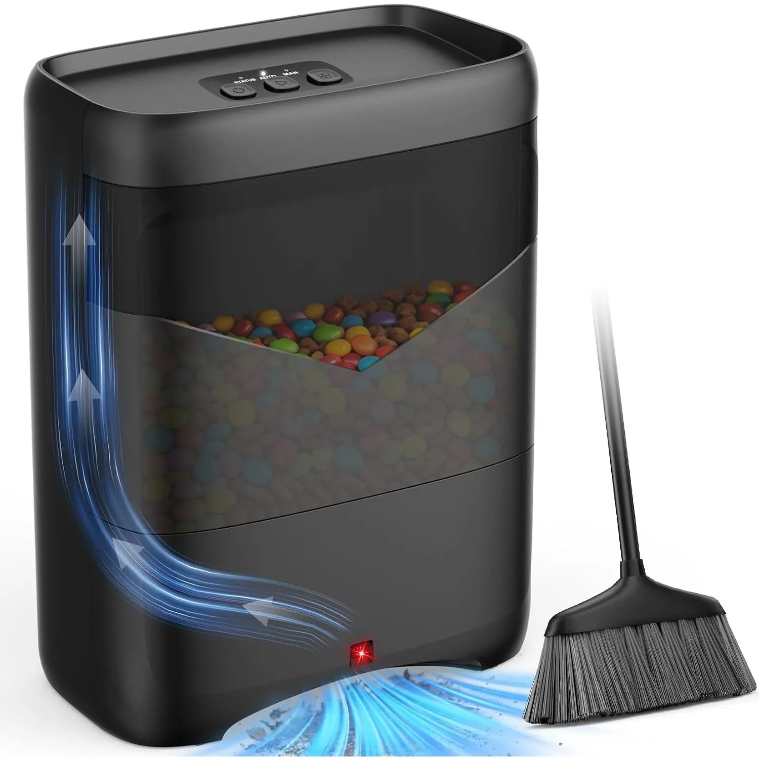 Touchless Vacuum Automatic Dustpan, Bagless, 20Kpa Suction & Auto Sensors