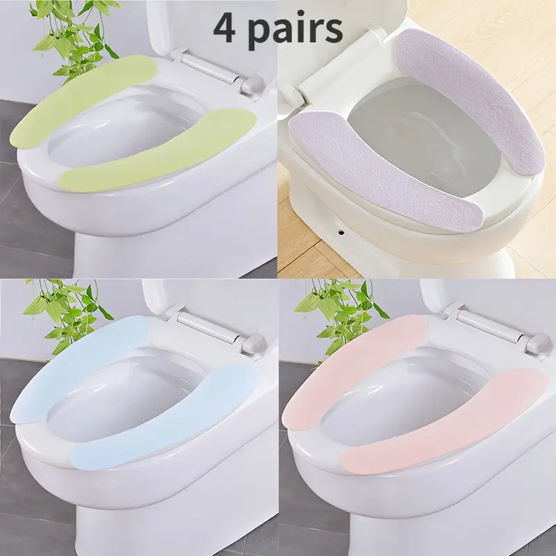 8pcs Toilet seat cushion, washable disposable, reusable, toilet seat cushion sticker