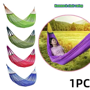 Outdoor Breathable Mesh Hammock, High-Strength Net Hammock, Heavy-Duty Load Capacity, Ideal for Garden Use, 1 Piece Set