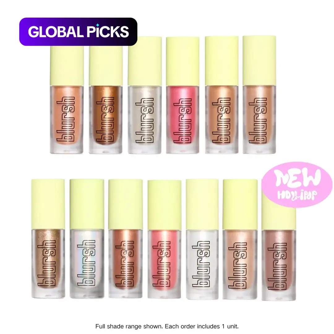 [Made By Mitchell] Blursh Lights Tinted Liquid Glitter Blusher, Highlighter #GLOBAL PICKS
