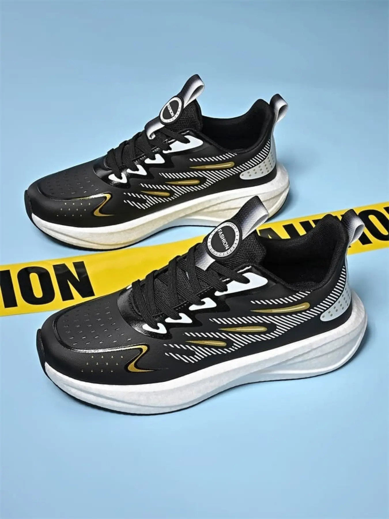 Unisex supportive running shoes. Cushioning for knee care, breathable waterproof material, grippy sole, great for running, fitness and daily walking.