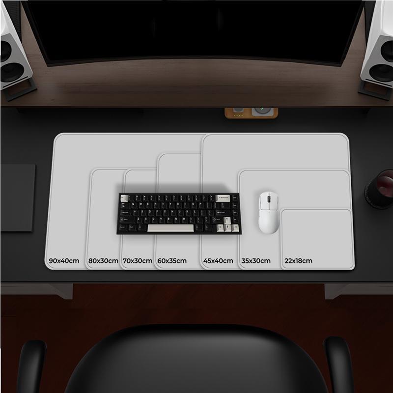 Line Pattern Cozy Gaming Mouse Pad, Large Non-Slip Desk Mat with Stitched Edge, Mouse & Keyboard Mat for Home Office, Computer Accessories for Desk