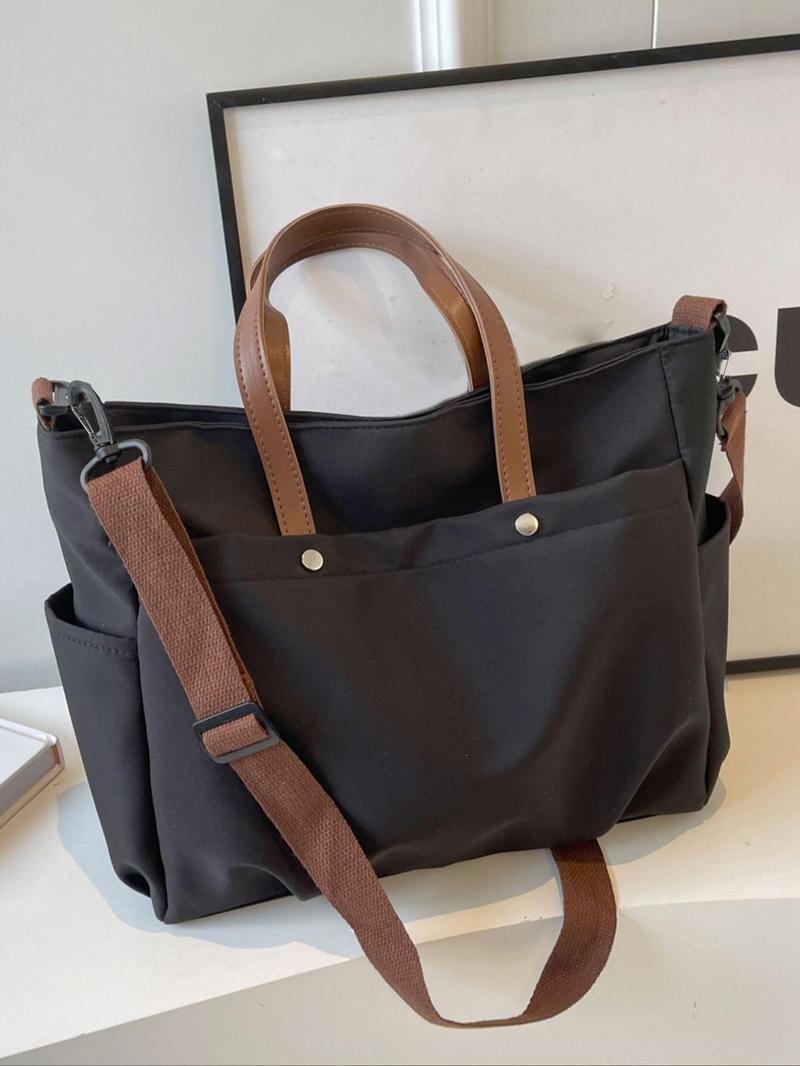 Large Capacity Minimalist Shoulder Bag, Casual Versatile Computer Crossbody Bag, All-match Tote Bag for Going Out, Dating, Shopping, Office, Class, Casual Messenger Bags