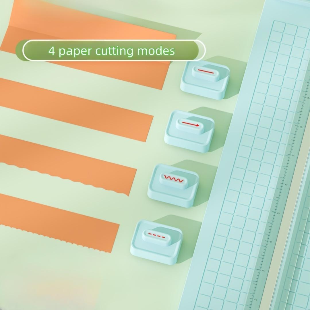 Multifunctional Stationery Paper Cutter, 1 Set Portable Replaceable Blade Paper Cutter, Office Cutting Supplies for Home School Office, Office Gadgets