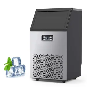 High Capacity Commercial Ice Maker Machine – 150LBS/24H Production, 33LBS Storage Bin – Stainless Steel, Freestanding, Under Counter, Self-Cleaning – Ideal for Bar, Restaurant, Office, Home