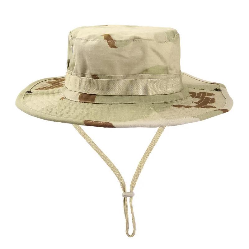 Tactical Camo Boonie Hat for Men, Wide Brim UV Protection Sun Hat for Fishing, Hiking, Hunting & Outdoor Adventures
