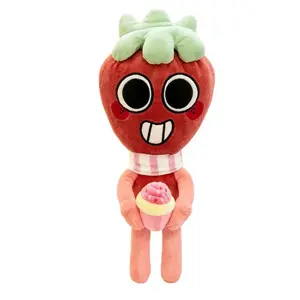 Cartoon Dandy's World Sprout Deluxe Plush Toy Ice Cream Strawberry Cupcake Stuffed Doll Game Peripheral Home Decorate Game Collectors