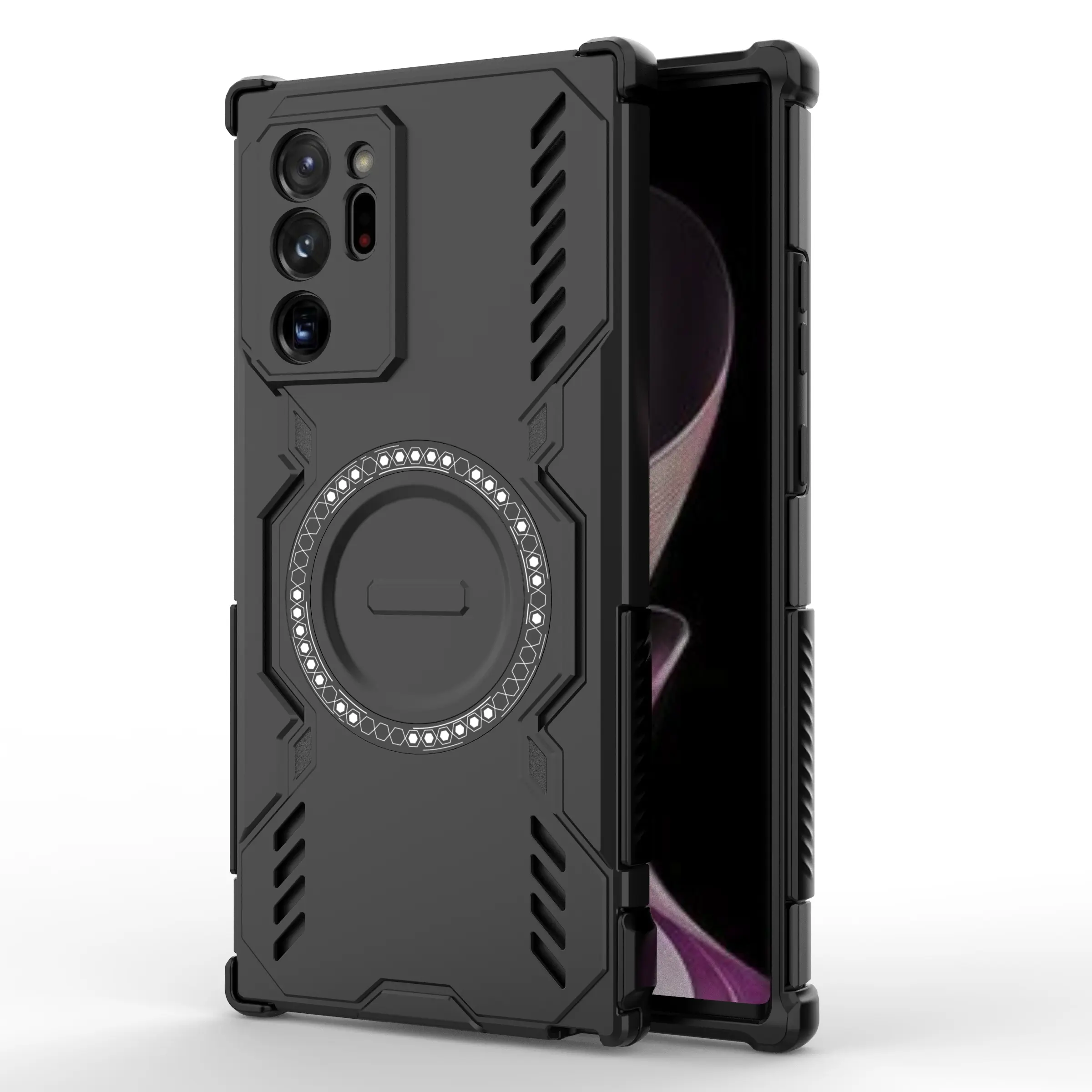 Case for Samsung Galaxy Note 20 Ultra, Shockproof Dual Layer, Breathable Heat Dissipation, Durable Pure Color, Magnetic Charging, Protective for Samsung Galaxy Note 20 Ultra Case, Protective Phone Cover