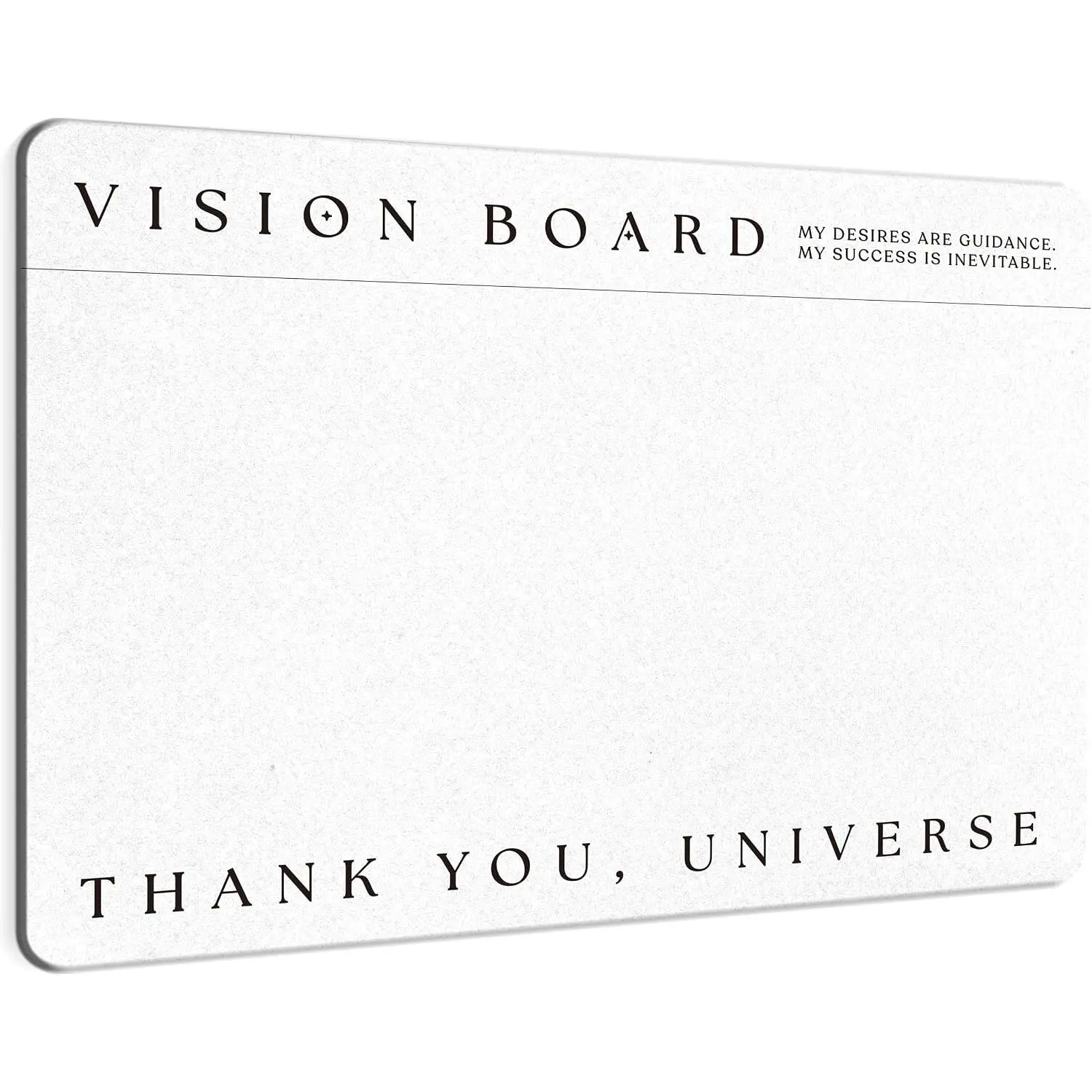 Vision Board Bulletin Board - Minimalist Dream Board, DIY Visual Pinboard for Manifestation,  for Vision Boarding Kit and Manifesting Supplies, 17x23 inches